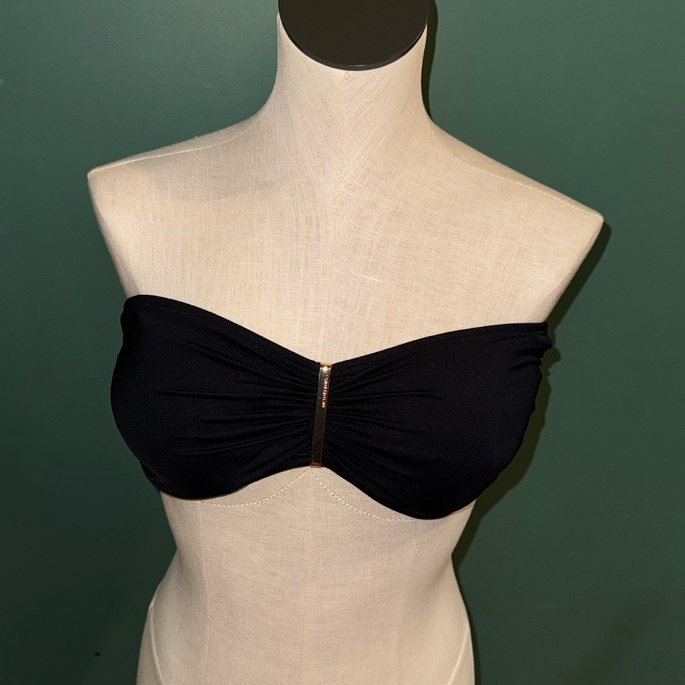Women’s Michael Kors black‎ swim top. Large